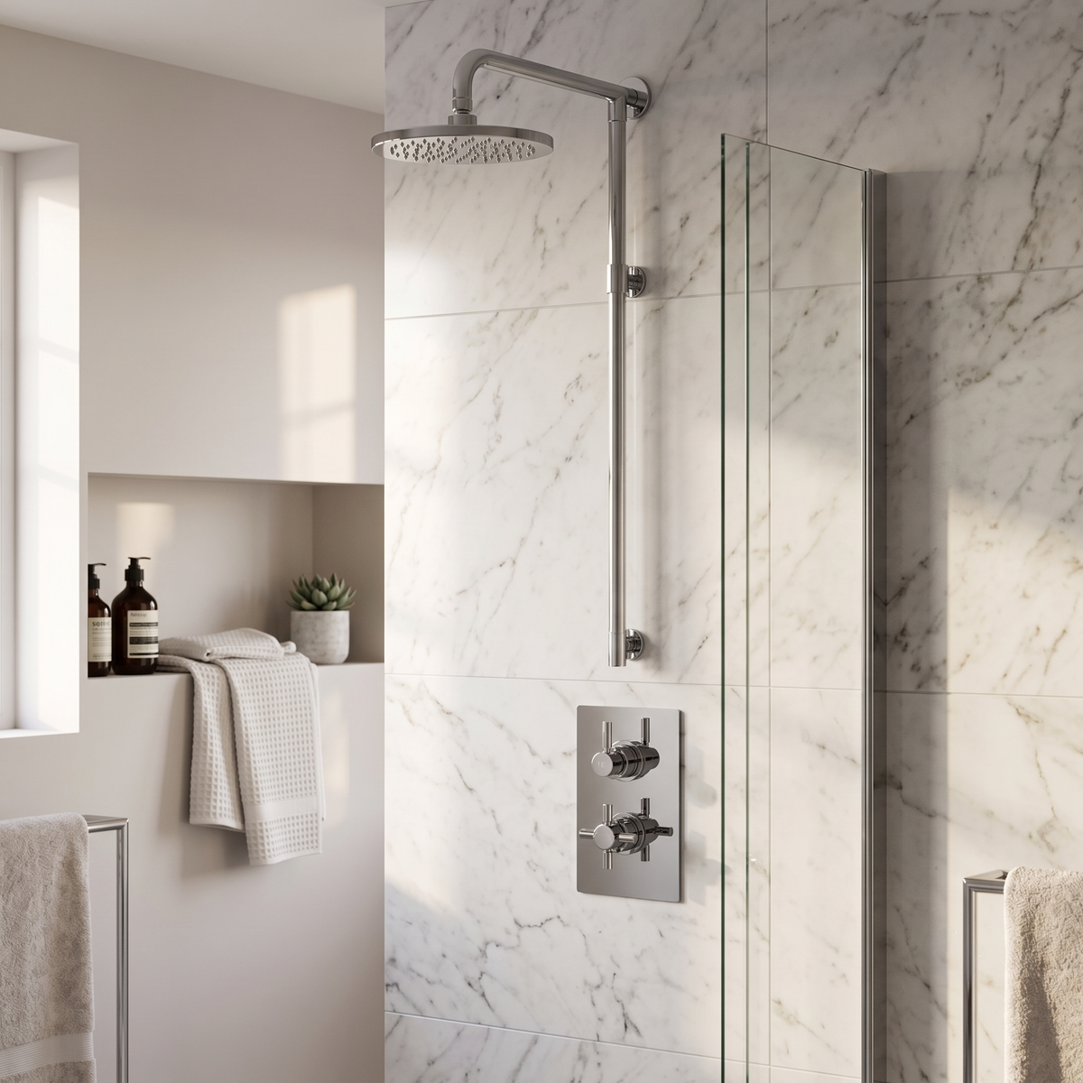Axiom 1 Outlet Thermostatic Concealed Shower Valve