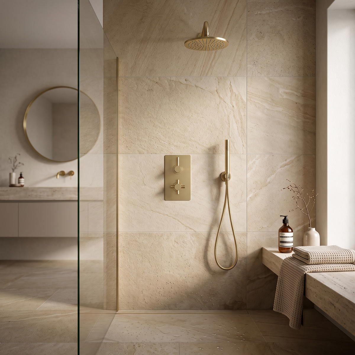 Axiom 1 Outlet Thermostatic Concealed Shower Valve