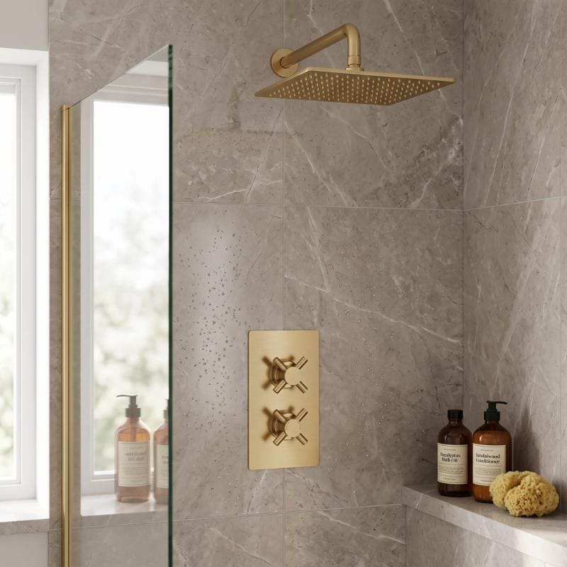 Axiom thermostatic 1 Outlet Crosshead Concealed Shower Valve