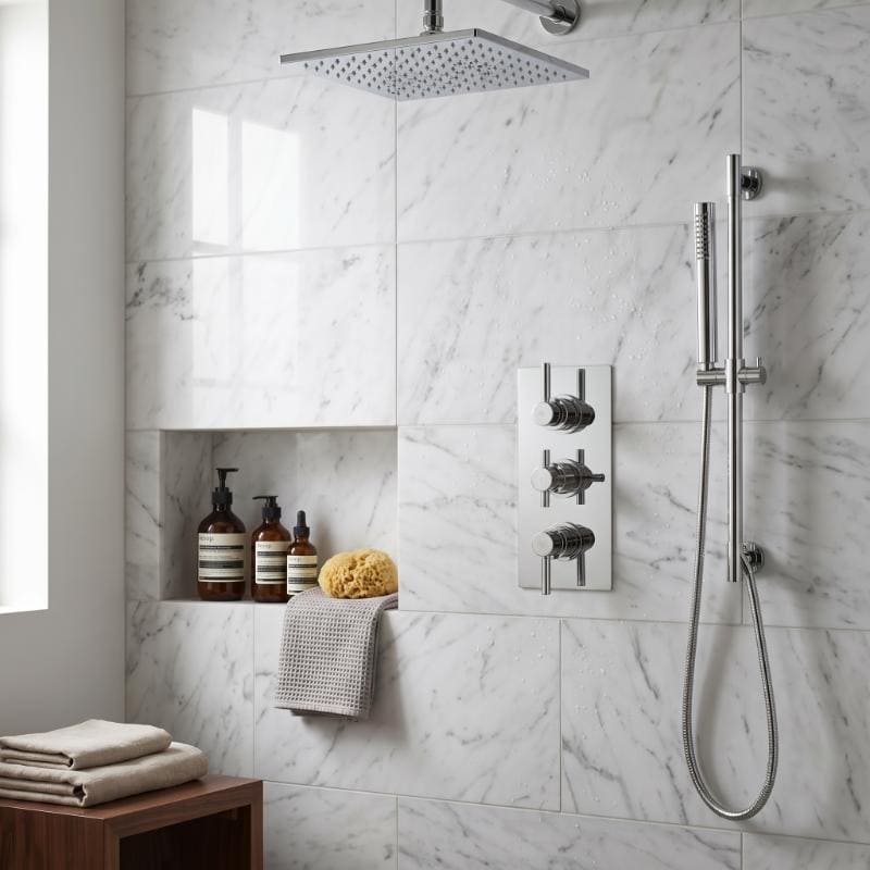 Axiom Thermostatic 2 Outlet Concealed Shower Valve