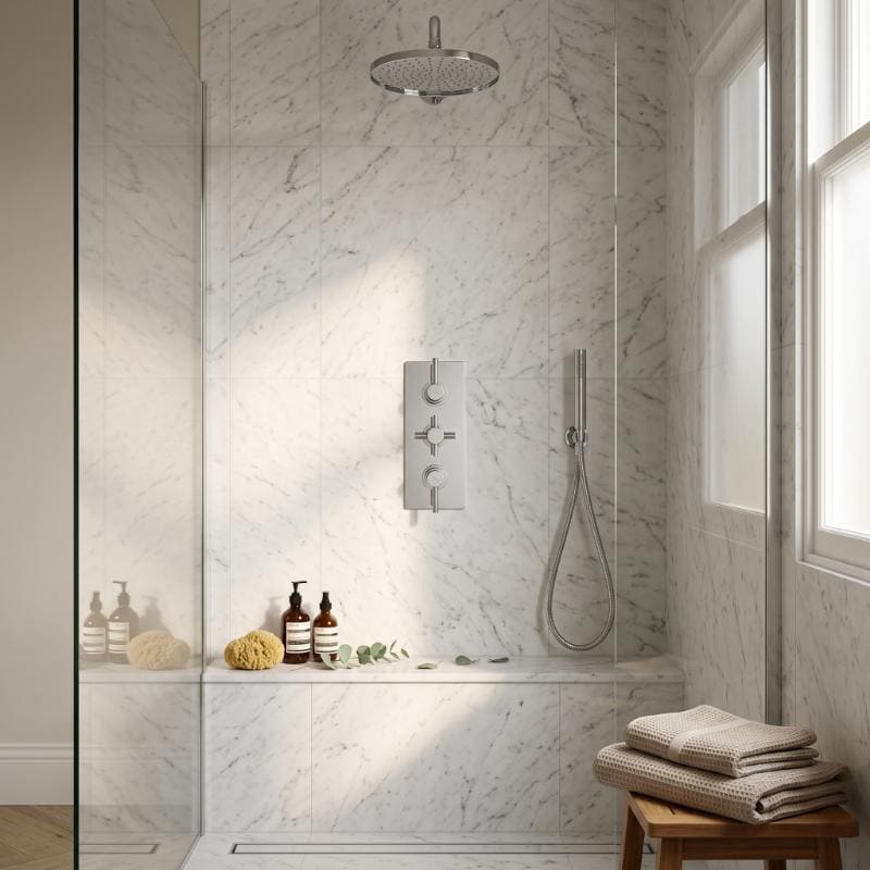 Axiom Thermostatic 2 Outlet Concealed Shower Valve