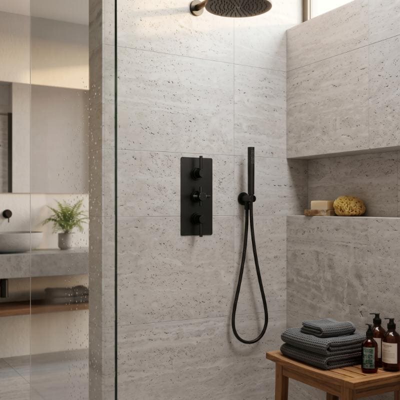 Axiom Thermostatic 2 Outlet Concealed Shower Valve