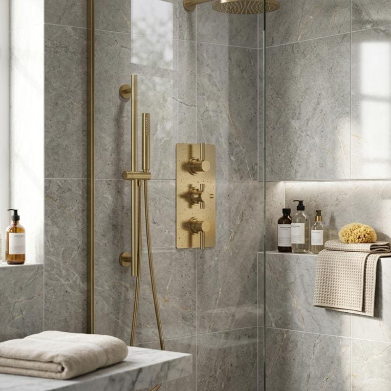 Axiom Thermostatic 2 Outlet Concealed Shower Valve