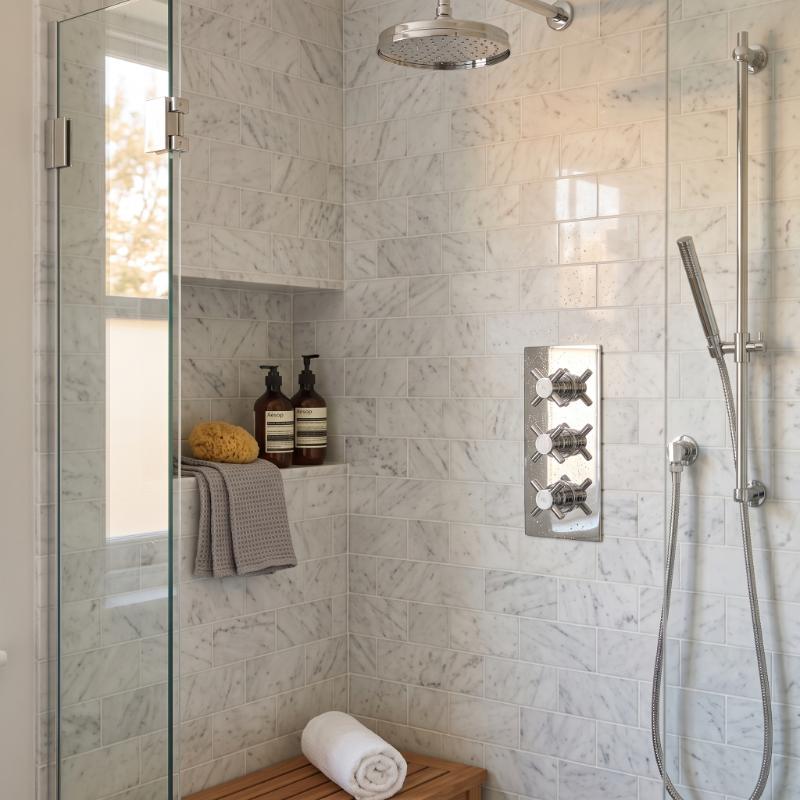 Axiom 2 Outlet Thermostatic Crosshead Concealed Shower Valve