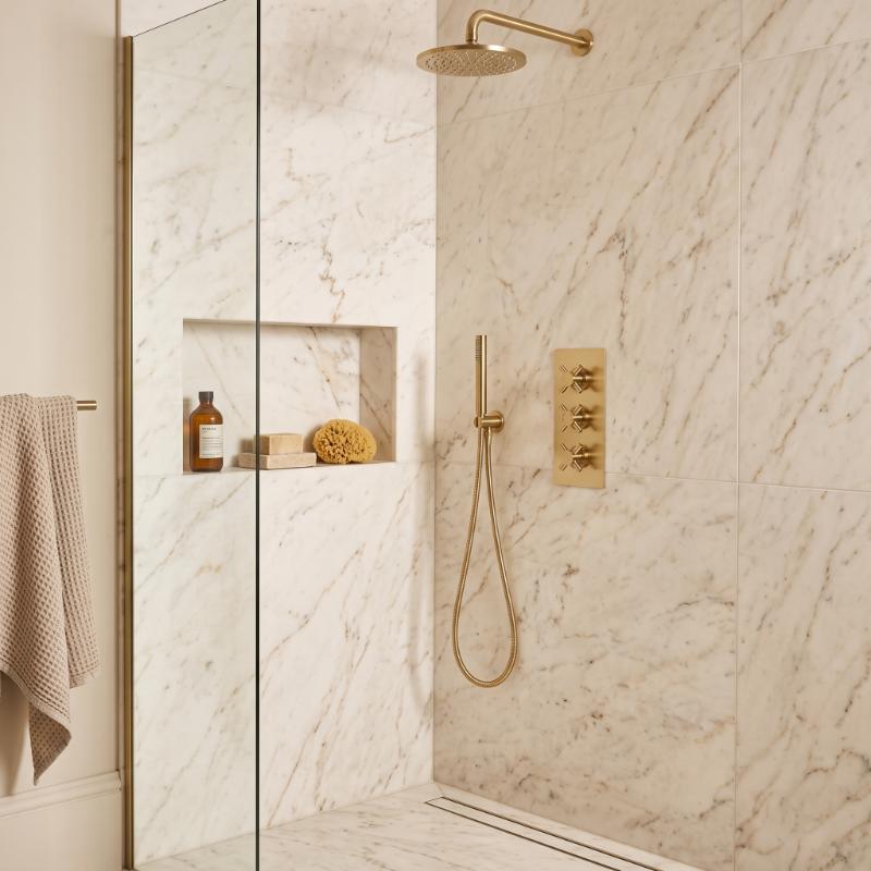 Axiom 2 Outlet Thermostatic Crosshead Concealed Shower Valve