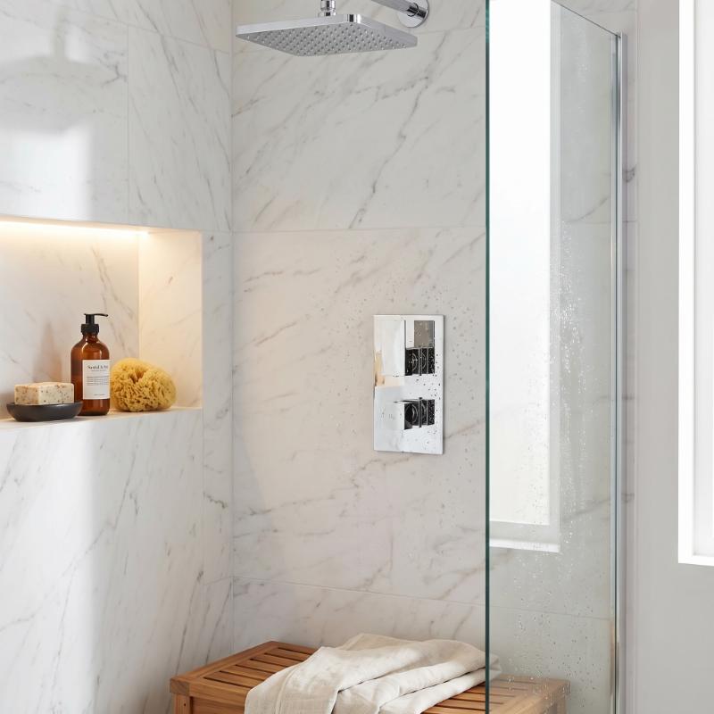 Modus 2 Outlet Concealed Shower Valve With Diverter - Chrome