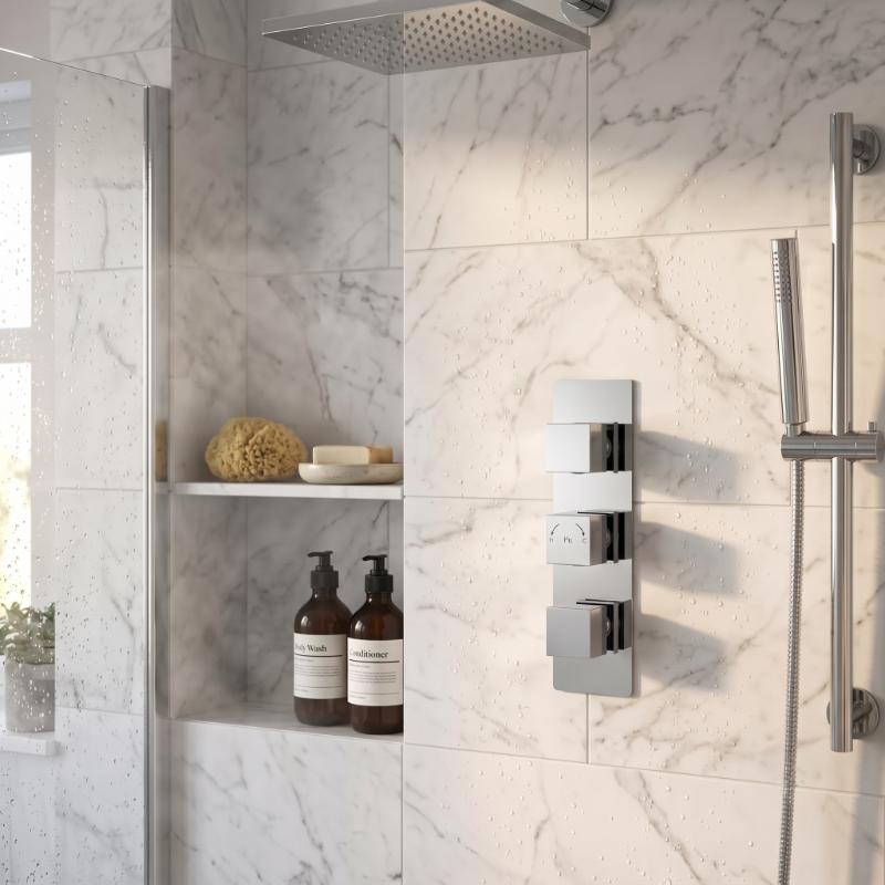Modus 2 Outlet Concealed Shower Valve - Chrome