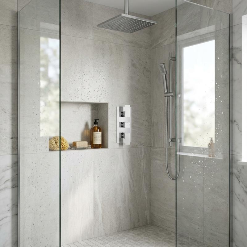 Modus 2 Outlet Thermostatic Concealed Shower Valve - Chrome