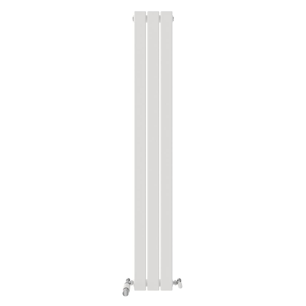 iBathUK Apex Vertical Single Panel Slim Flat Radiator, Designer Slim Radiator
