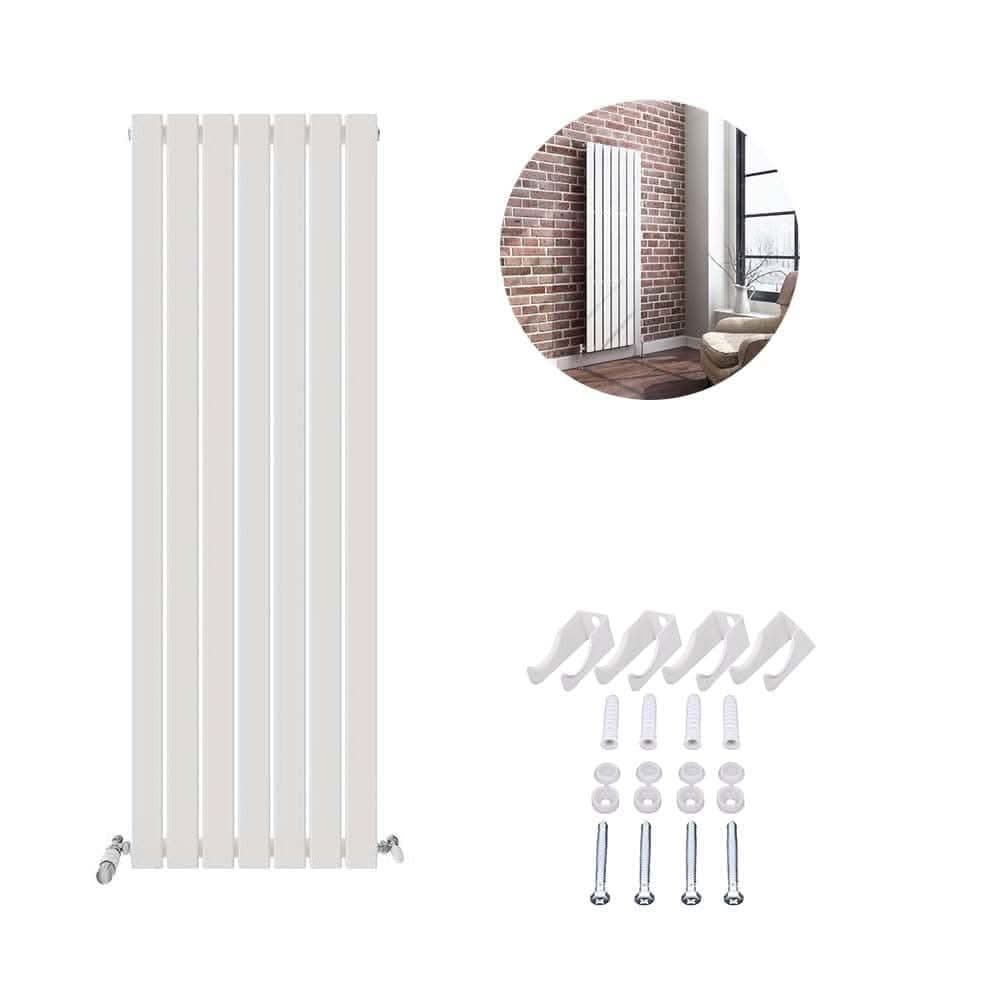 iBathUK Apex Vertical Single Panel Slim Flat Radiator, Designer Slim Radiator