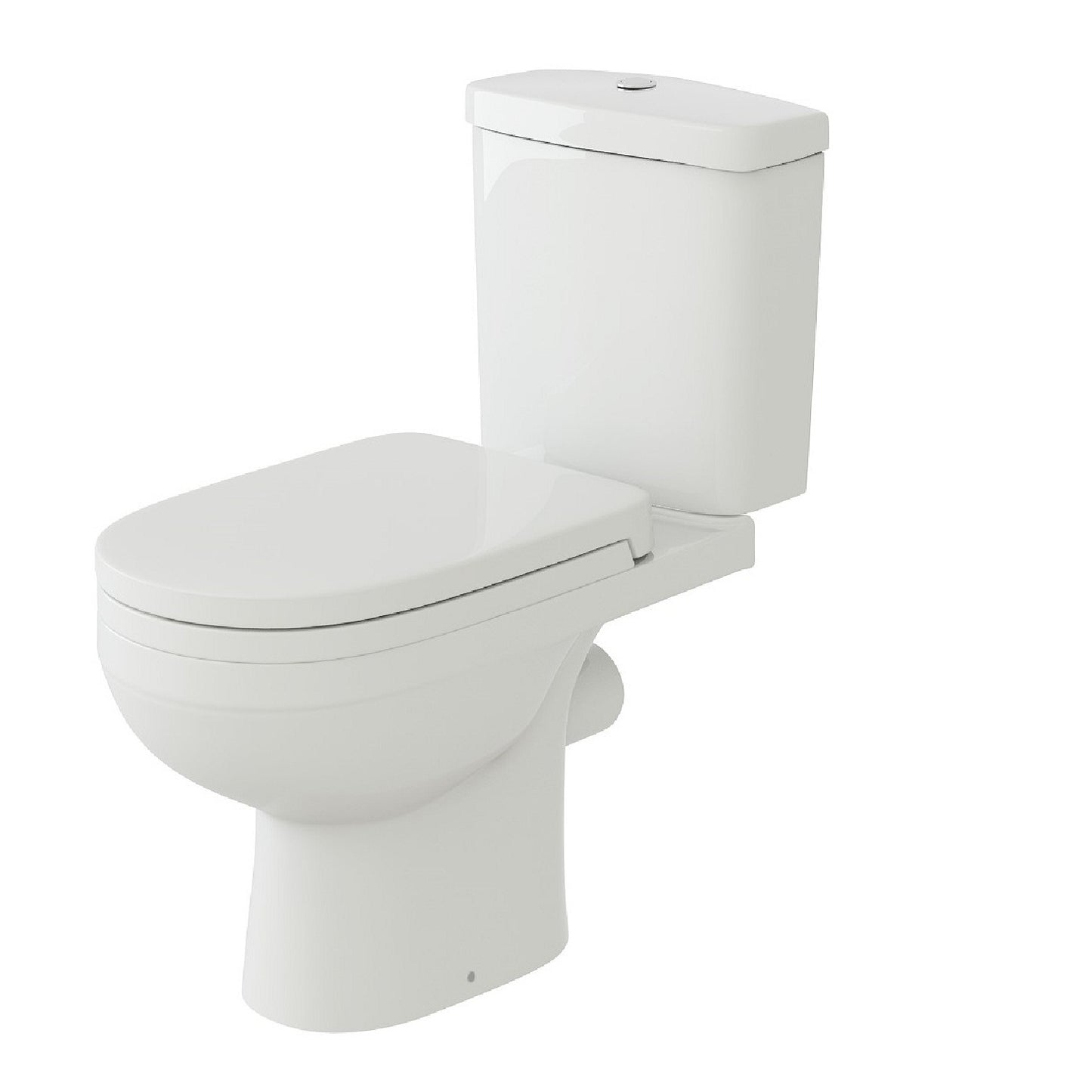 Mini Modern Bathroom Suite - Gloss White