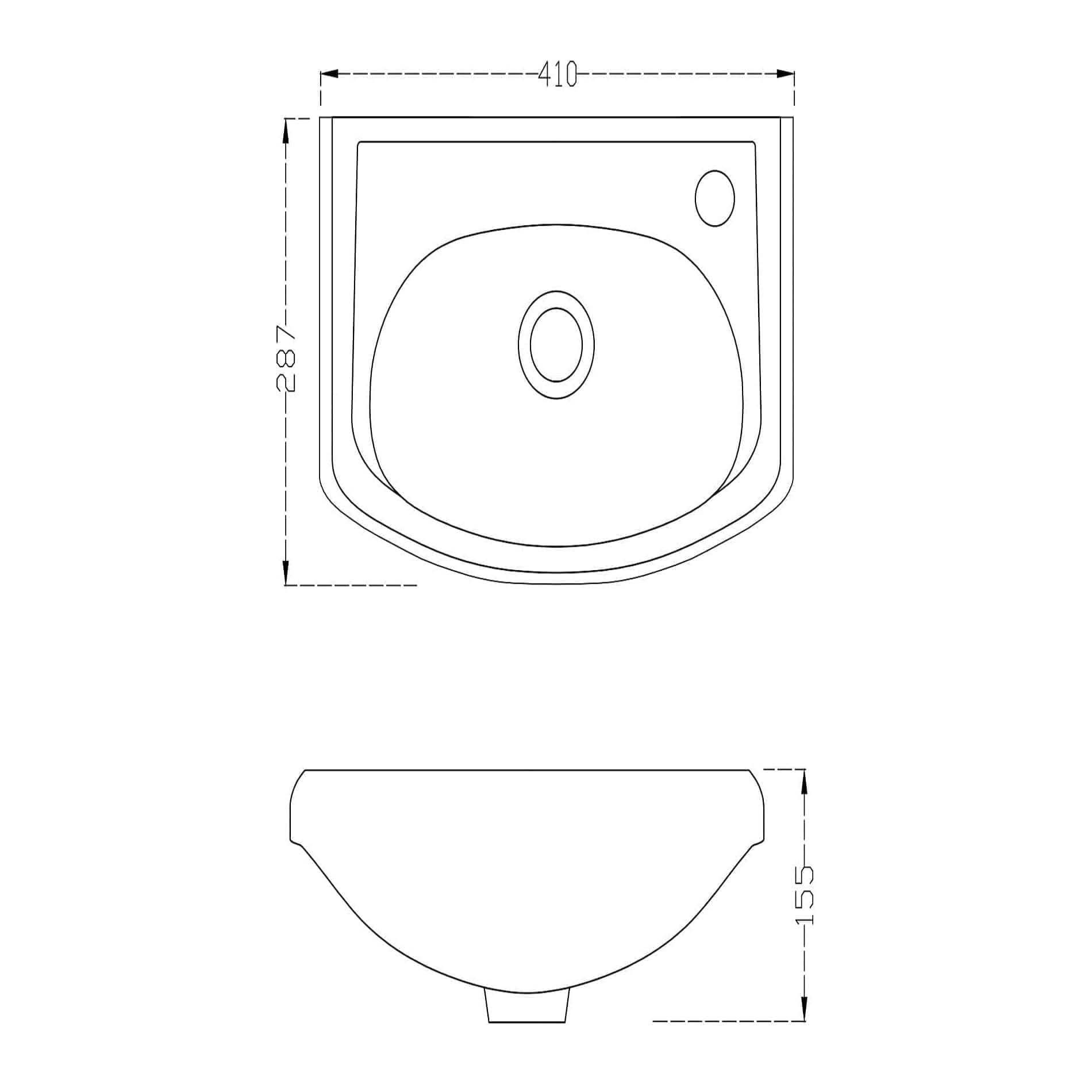 Petite Modern Bathroom Suite - Gloss White