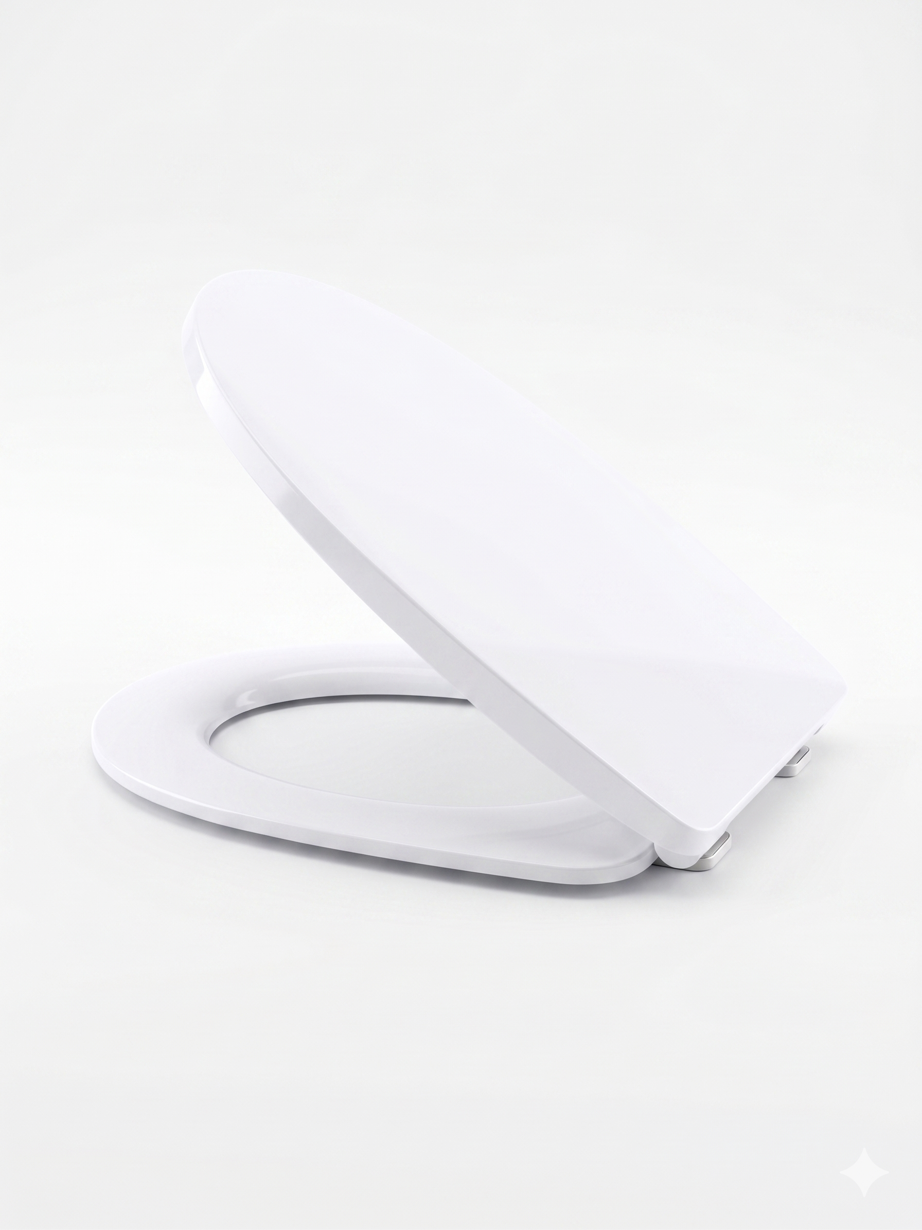 Dezire Echo Premium Urea-Formaldehyde (UF) Soft Close Toilet Seat - Scratch-Resistant High-Gloss Finish with Quick-Release Top-Fix Hinges