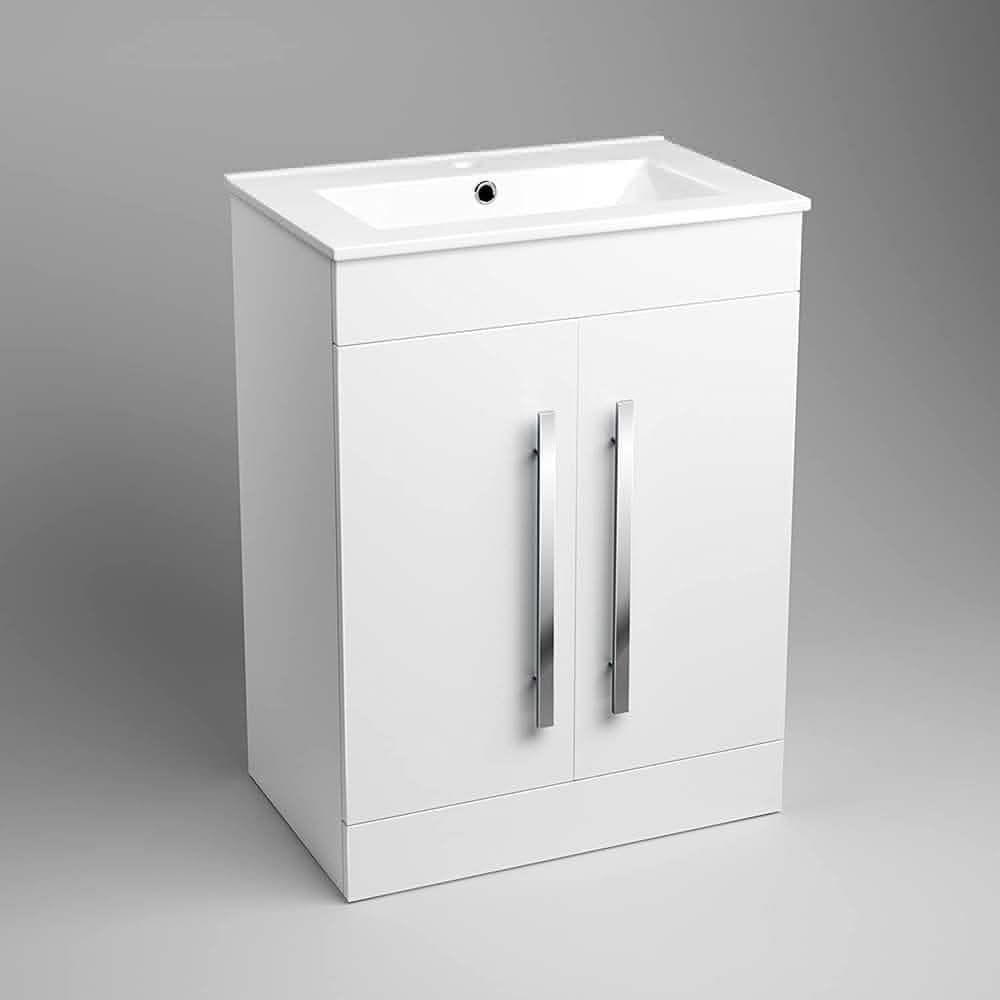 Avon Modern Bathroom Suite - Gloss White