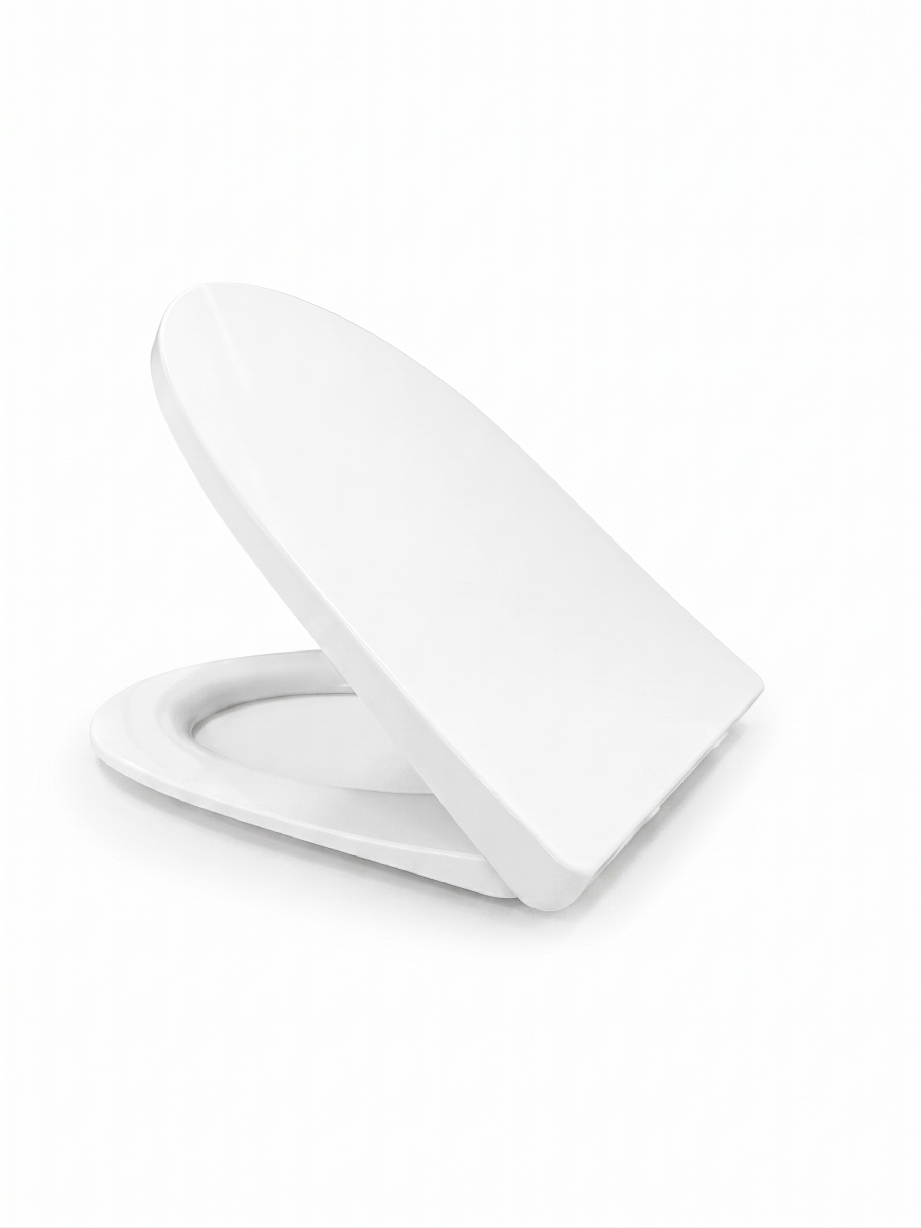 Dezire Palmera Heavy Duty Soft Close Toilet Seat - Durable White Gloss with Quick-Release Top-Fix Hinges