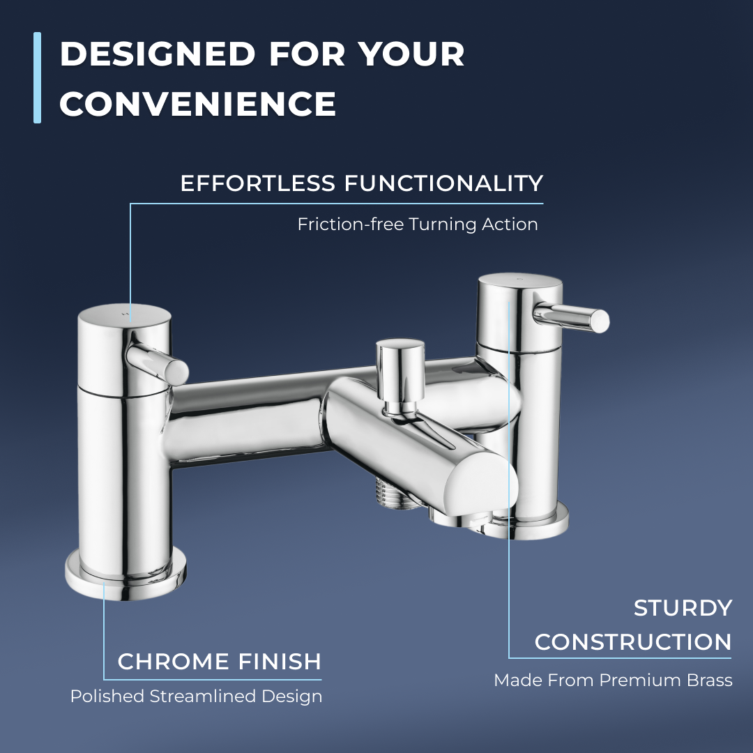 Delta Round Bath Shower Mixer Tap