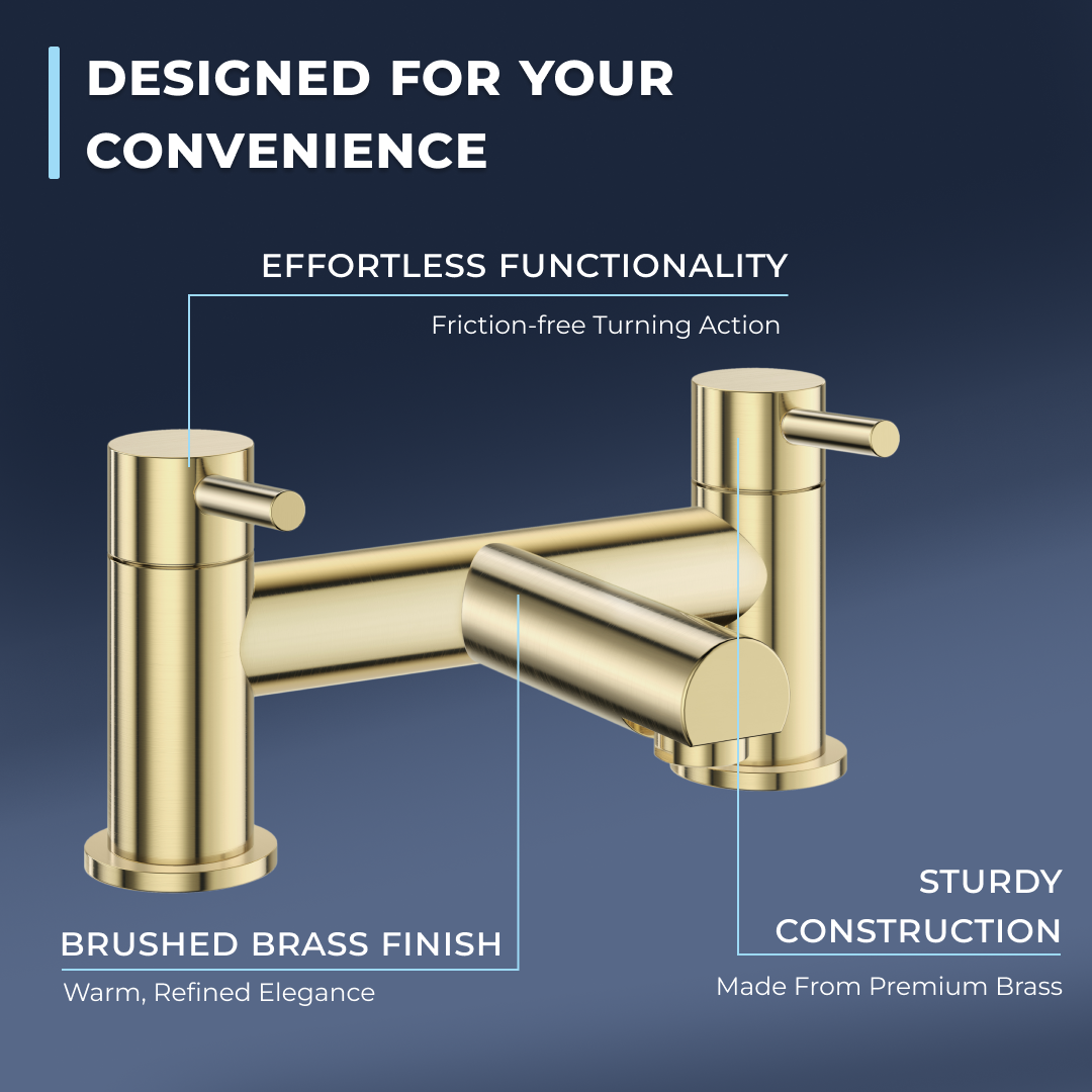 Delta Round Bath Filler Tap