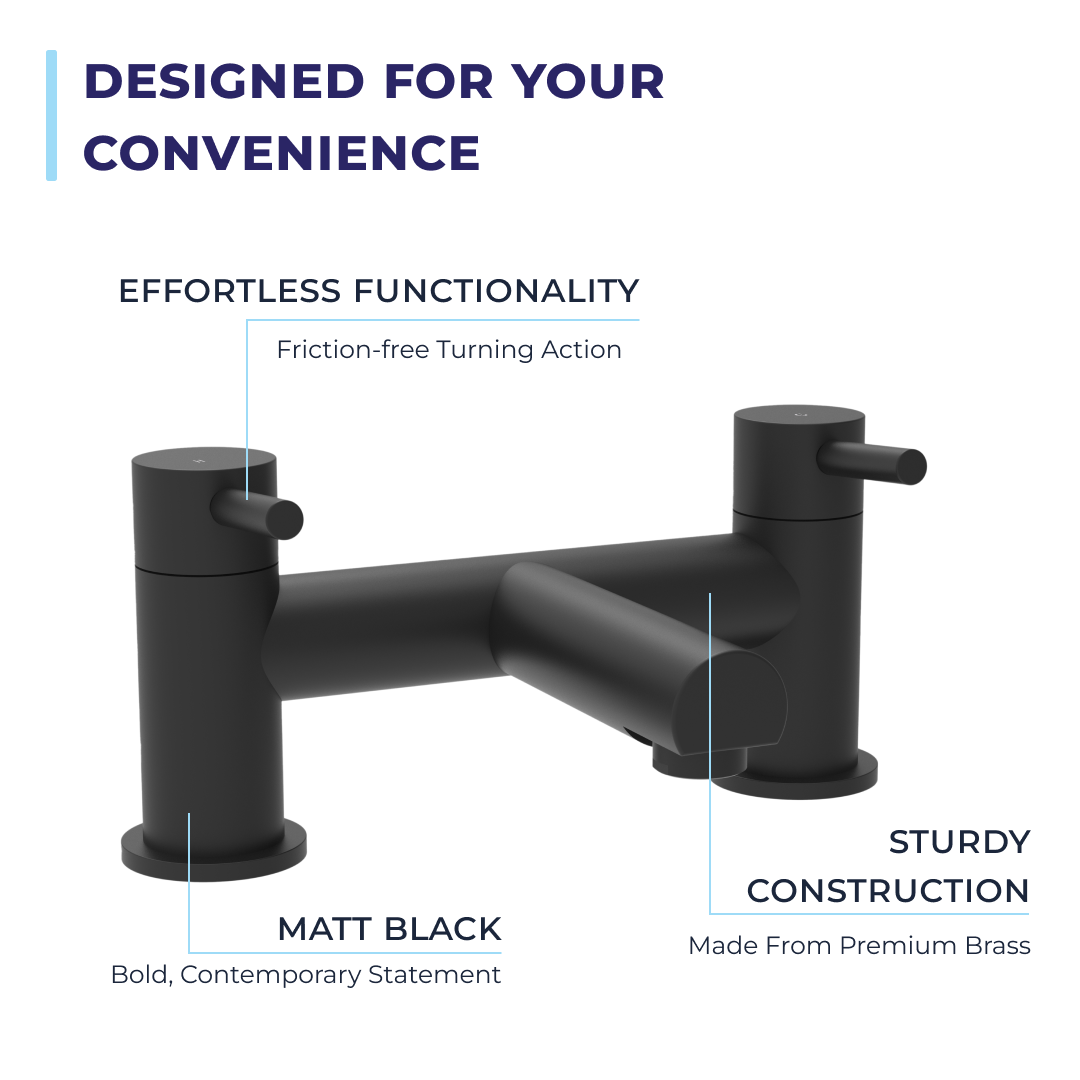 Delta Round Bath Filler Tap