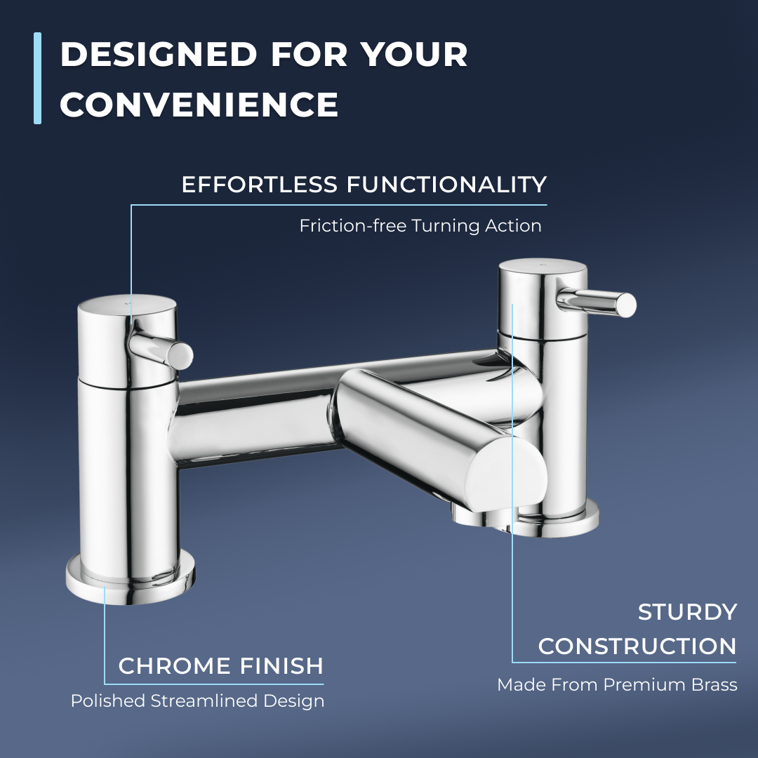 Delta Round Bath Filler Tap