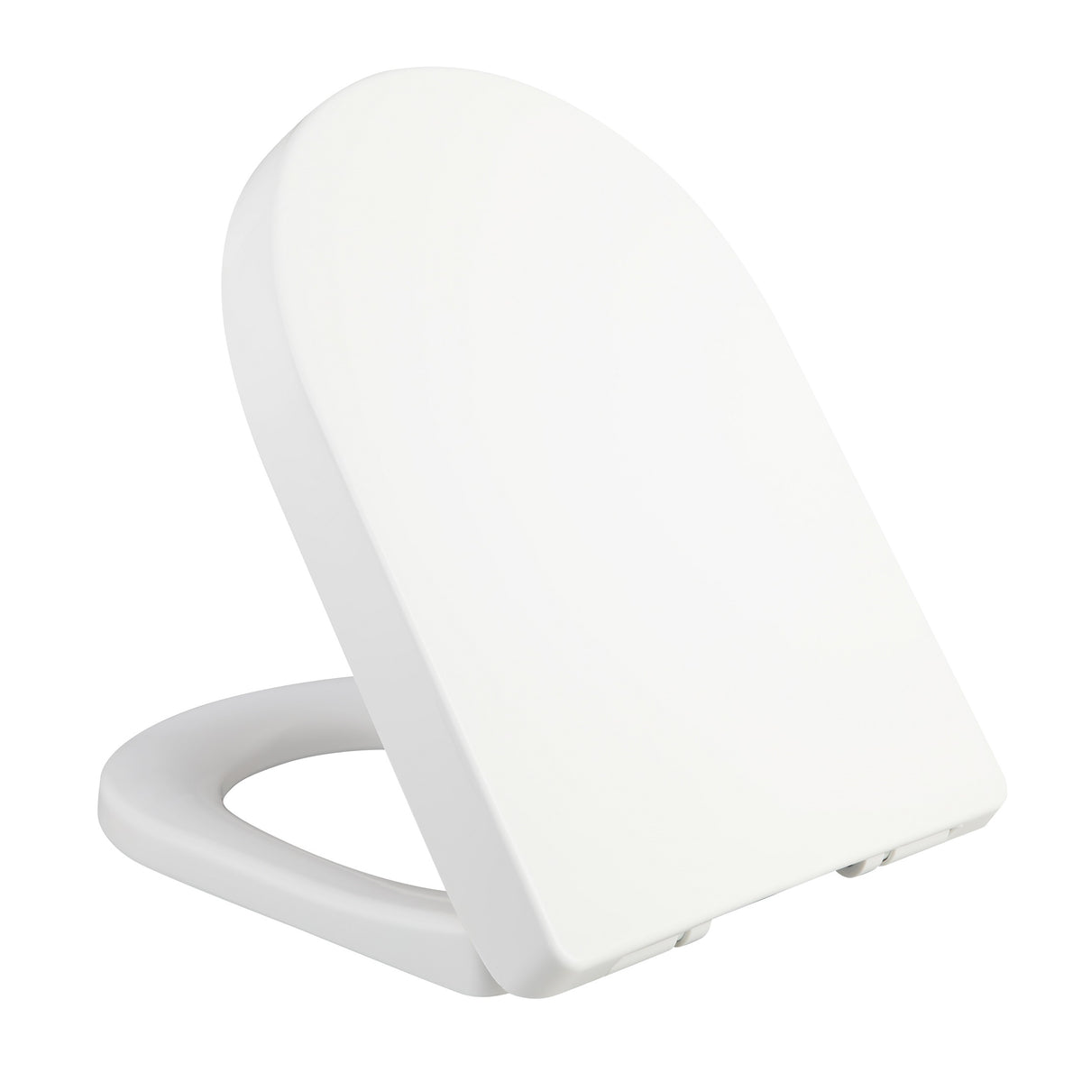 Loire D Shape Soft Close Toilet Seat - White