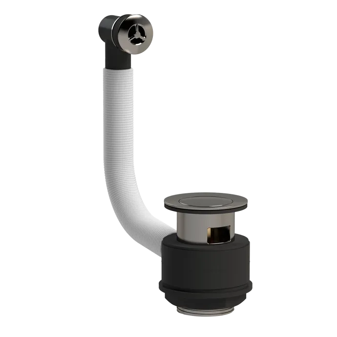 Pebble Pop-Up Basin Waste With Overflow