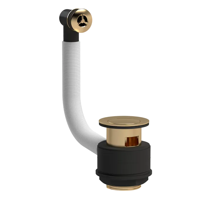 Pebble Pop-Up Basin Waste With Overflow