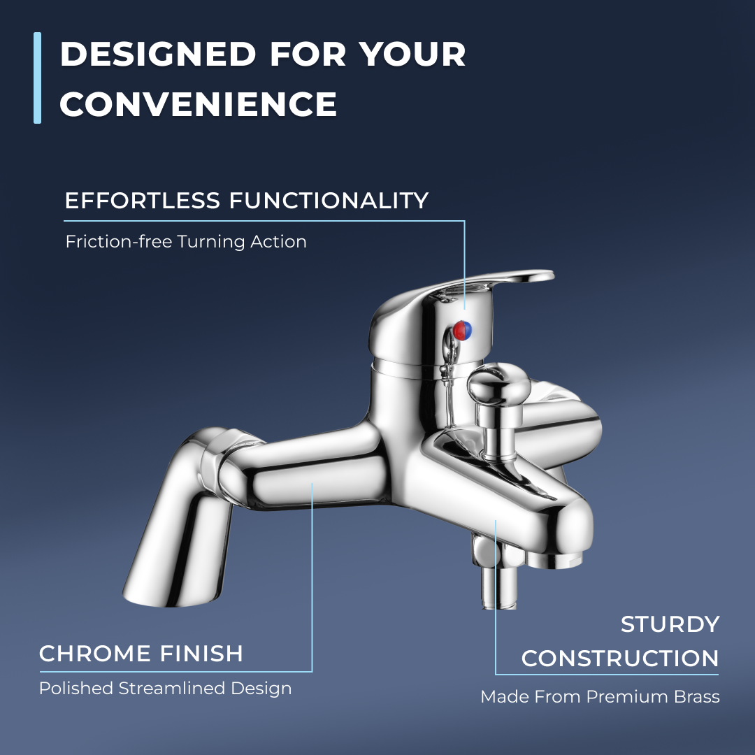 Eco Bath Shower Mixer Tap - Chrome