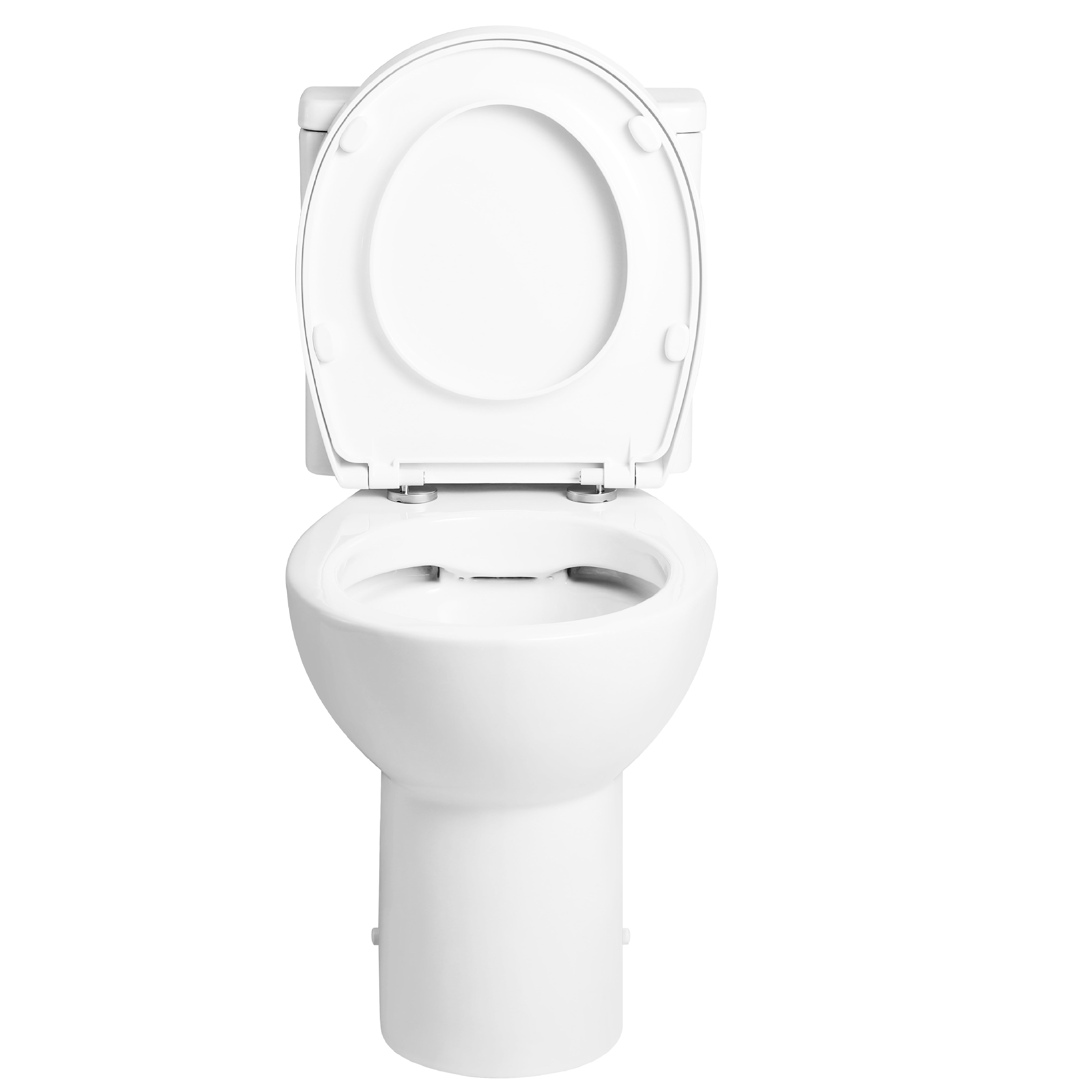 Echo Rimless Comfort Height Close Coupled Toilet With Cistern & Seat - White