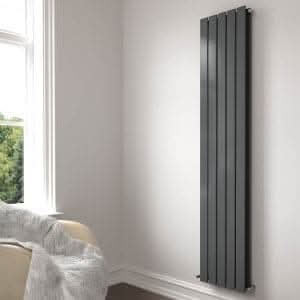 iBathUK Apex Vertical Double Slim Flat Panel Radiator, Designer Radiator, Vertical Radiators