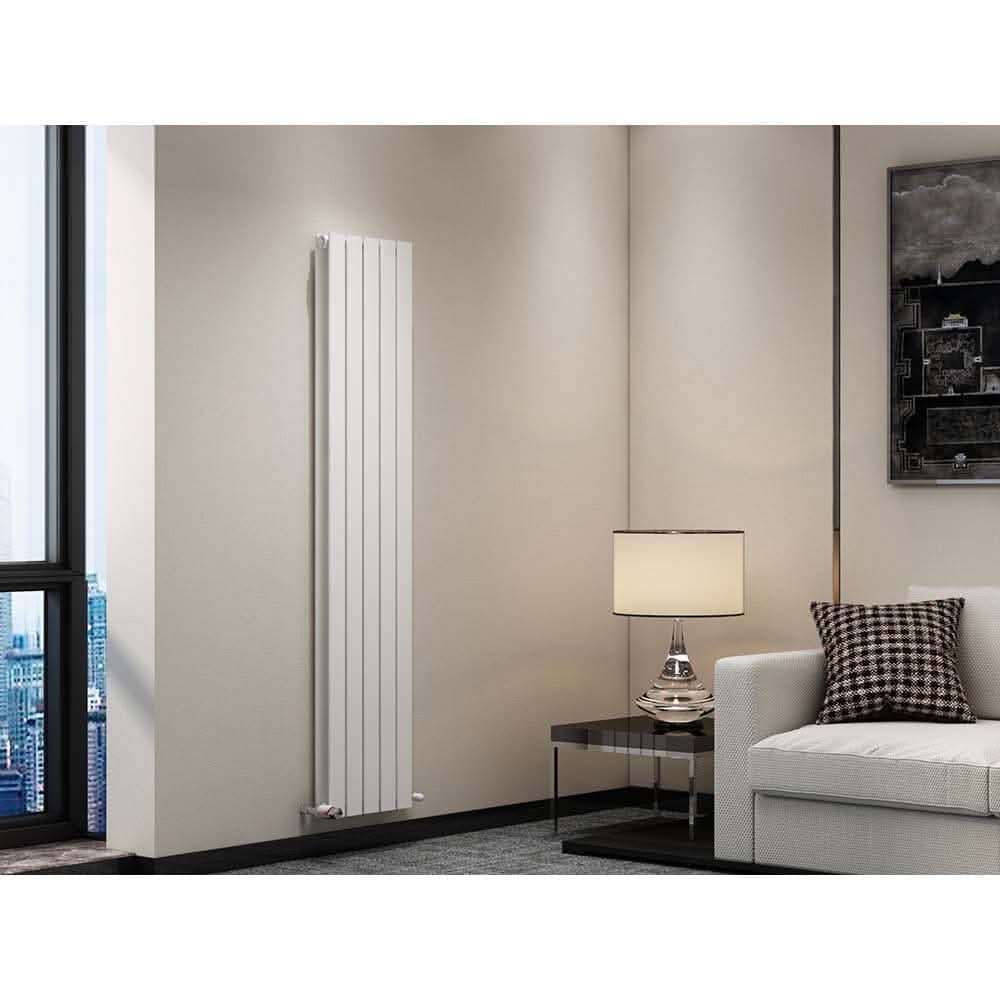 iBathUK Apex Vertical Double Slim Flat Panel Radiator, Designer Radiator, Vertical Radiators