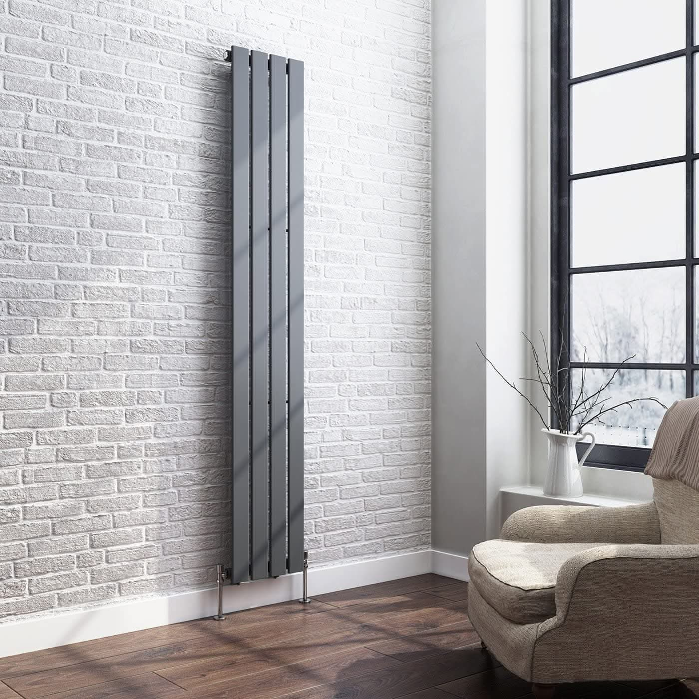 Belgravia Vertical Single Slim Flat Panel Radiator