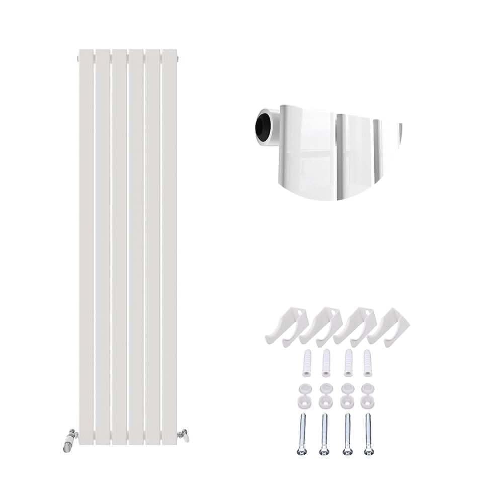 iBathUK Apex Vertical Single Slim Flat Panel Radiator, Designer Radiators, Slim Radiator