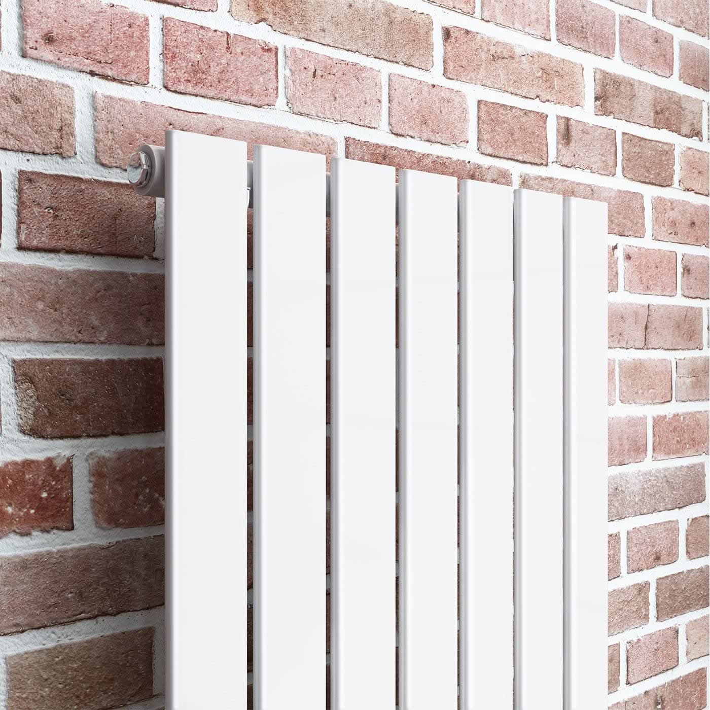 iBathUK Apex Vertical Single Slim Flat Panel Radiator, Designer Radiators, Slim Radiator