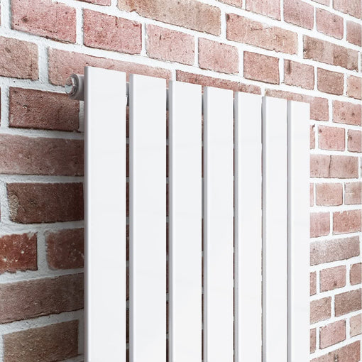 iBathUK Apex Vertical Single Slim Flat Panel Radiator, Designer Radiators, Slim Radiator