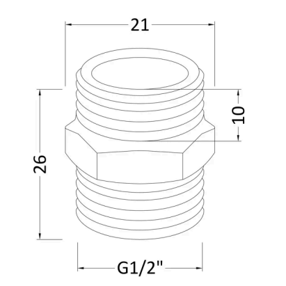 Rio Flow Regulator for Mono Basin Fitting - Brass