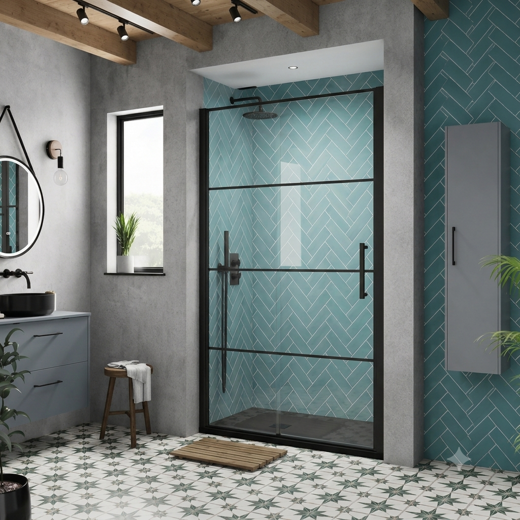 Cove 8mm Glass Side Panel - Matt Black