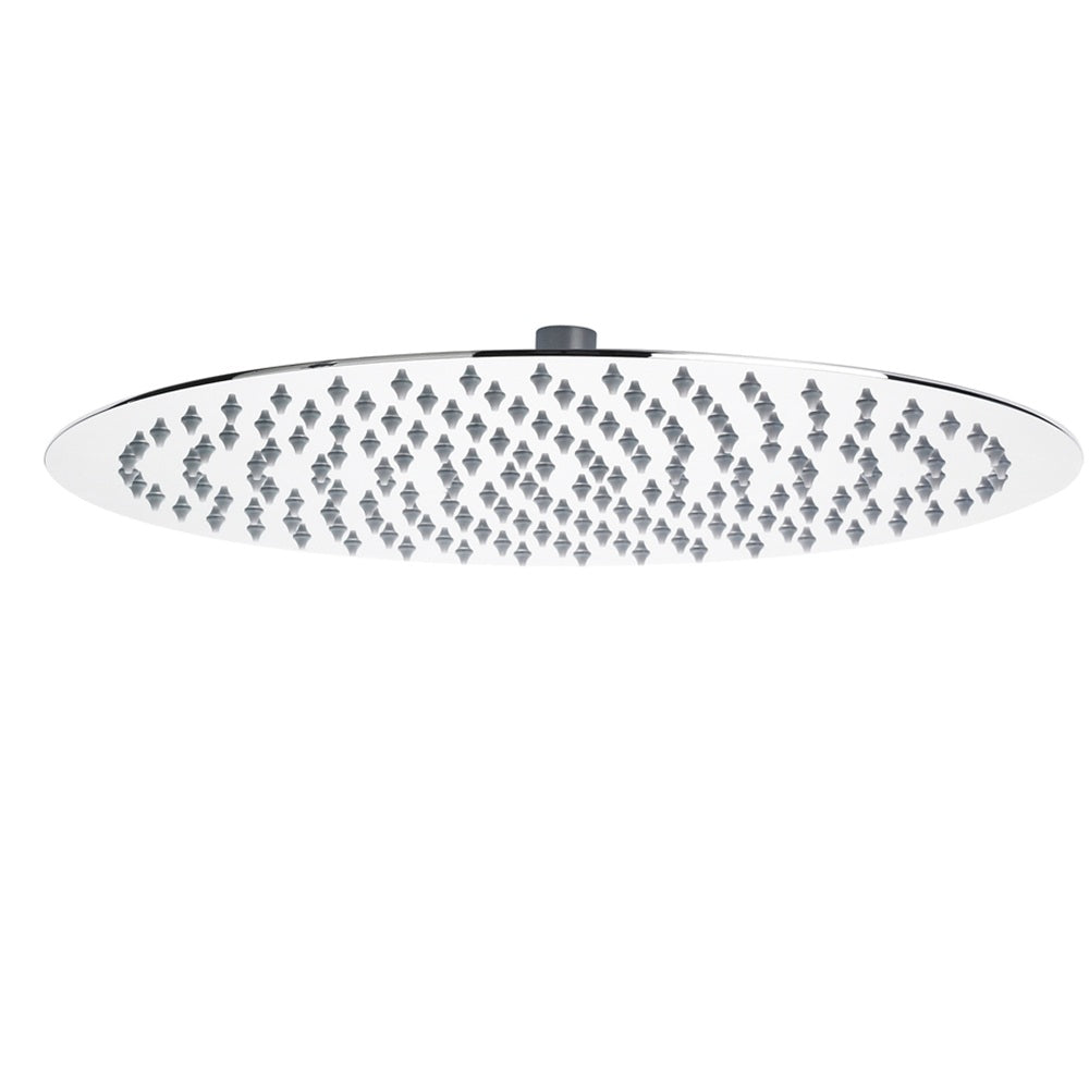 Clifton Round Fixed Shower Head - 400mm - Chrome