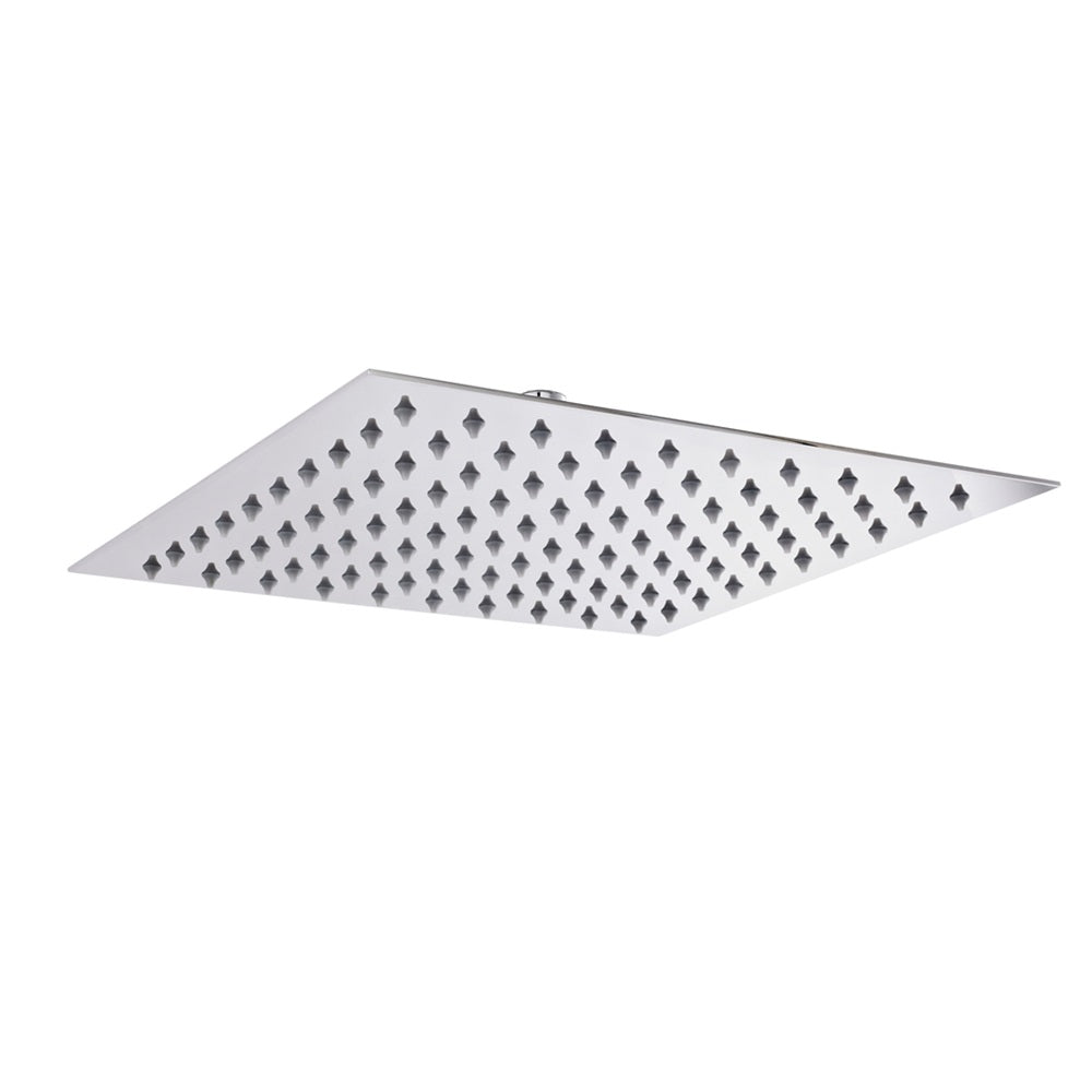 Clifton Square Fixed Shower Head - 300mm x 300mm - Chrome