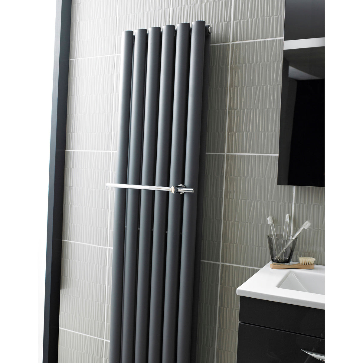 Apra Radiator Towel Rail - Chrome