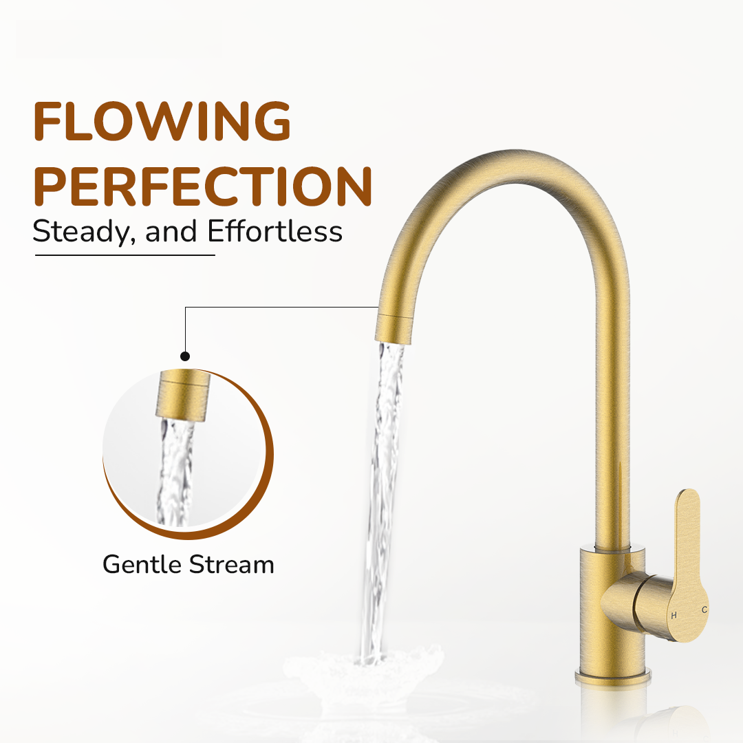 Orbina Single Lever Kitchen Sink Mixer Tap