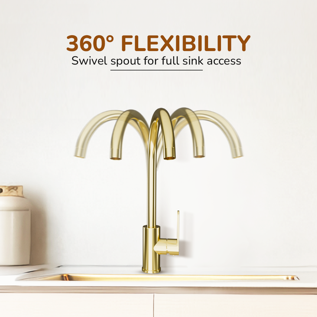 Orbina Single Lever Kitchen Sink Mixer Tap
