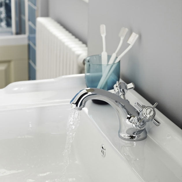 Chatsworth Luxury Mono Basin Mixer Tap With Pop Up Waste - Chrome