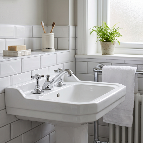 Chatsworth 3 Hole Basin Mixer Tap With Pop Up Waste - Chrome