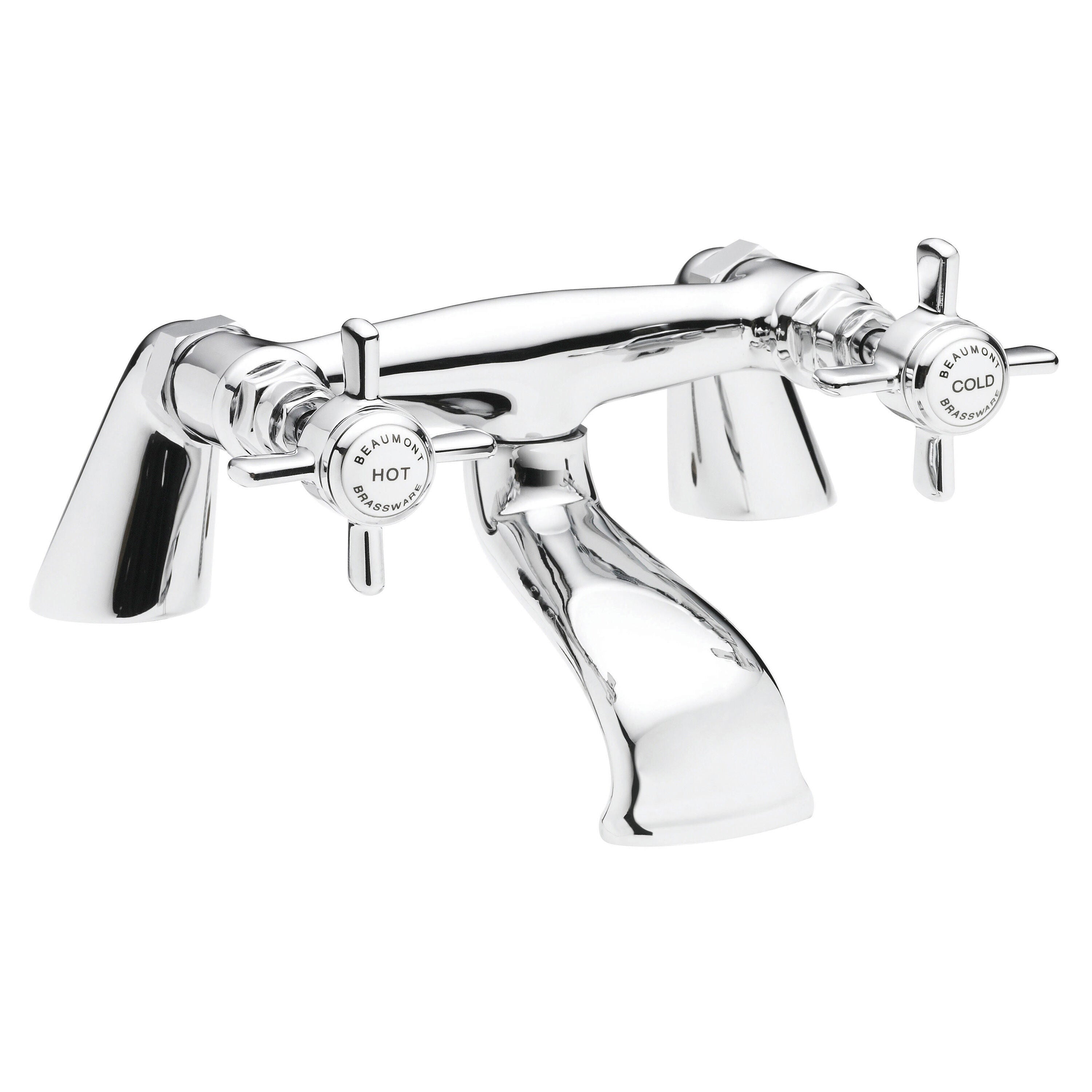 Chatsworth Deck Mounted Bath Filler Tap - Chrome