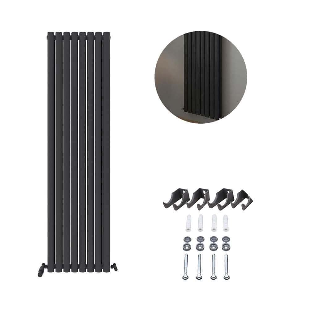 Princia Vertical Double Oval Panel Radiator