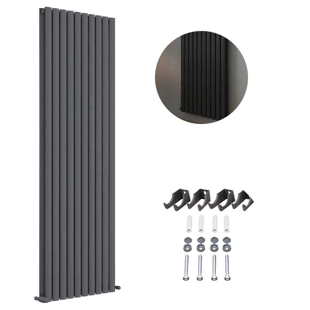 Princia Vertical Double Oval Panel Radiator