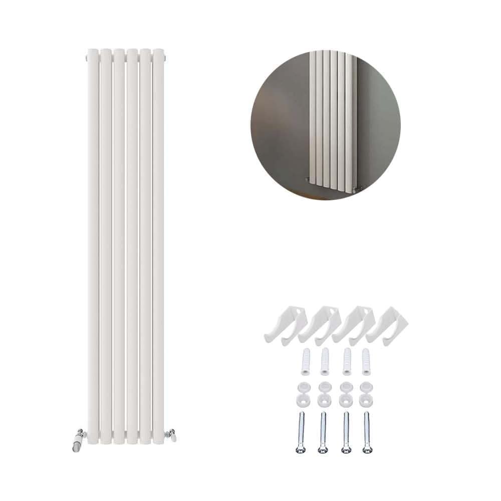 Princia Vertical Double Oval Panel Radiator