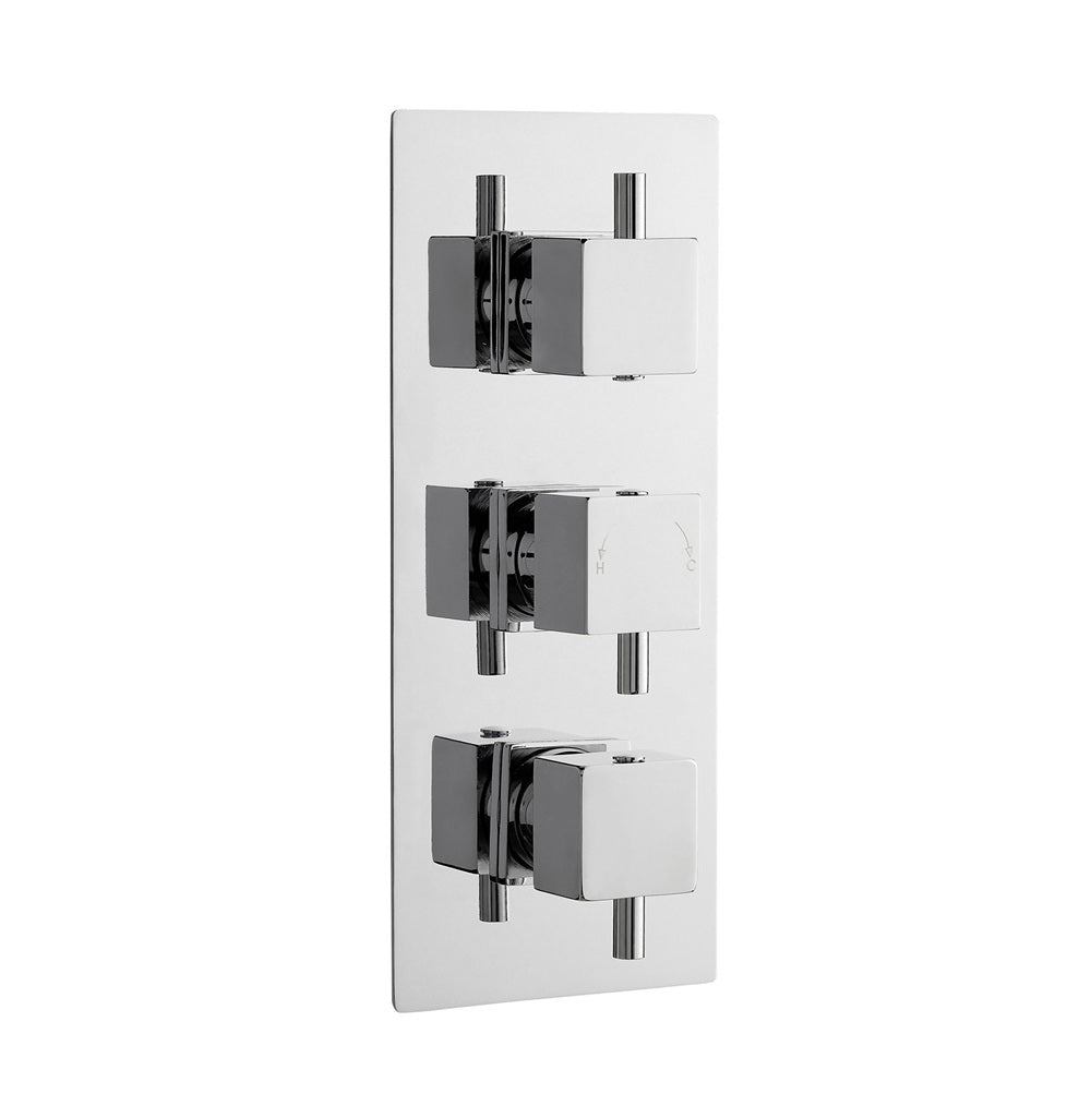 Knurl Series L Concealed Shower Valve - Chrome