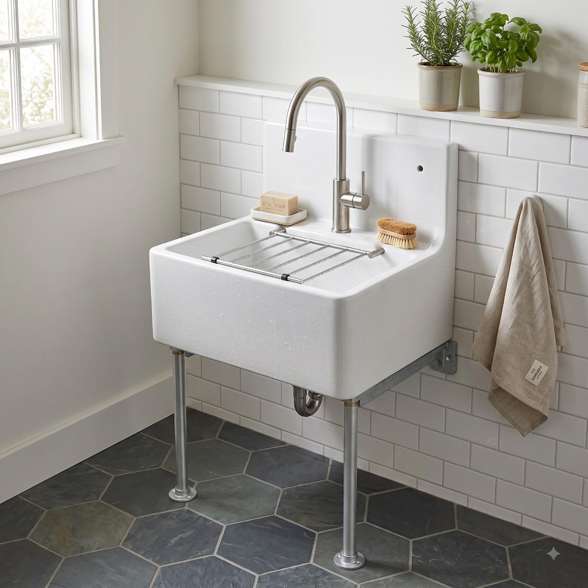 Rene Cleaner Sink Legs & Bracket Set