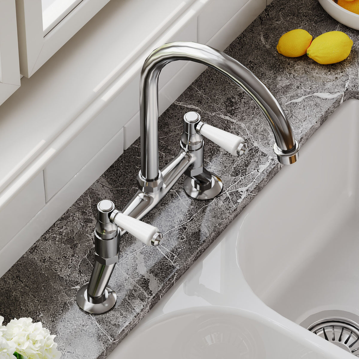 Helsinki Lever Handle Kitchen Sink Mixer Tap